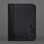 Обкладинка на id паспорт BlankNote BN-KK-4-g-kr Crazy Horse чорний Обкладинка на id паспорт BlankNote BN-KK-4-g-kr Crazy Horse чорний