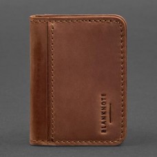 Обкладинка на id паспорт BlankNote BN-KK-4-k-kr Crazy Horse коричневий