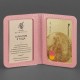 Обложка на id паспорт BlankNote BN-KK-4-pink-peach розовый (Код. 11206-04) дополнительное фото № 1