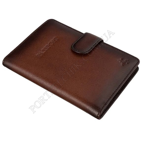 Обкладинка на паспорт Visconti AT74 Blake Burnished Tan коричневий (Код. 18942-01) головне фото