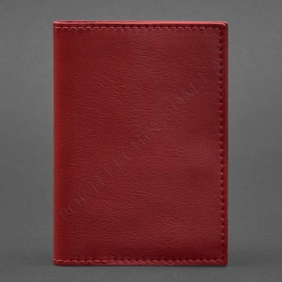Обкладинка на паспорт BlankNote BN-OP-1-2-red червоний (Код. 16140-04) головне фото