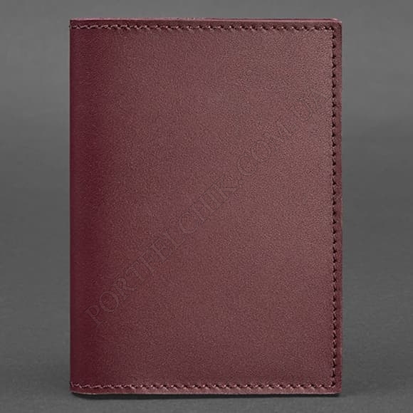 Обложка на паспорт BlankNote BN-OP-1-2-vin бордовый (Код. 13778-04) главное фото