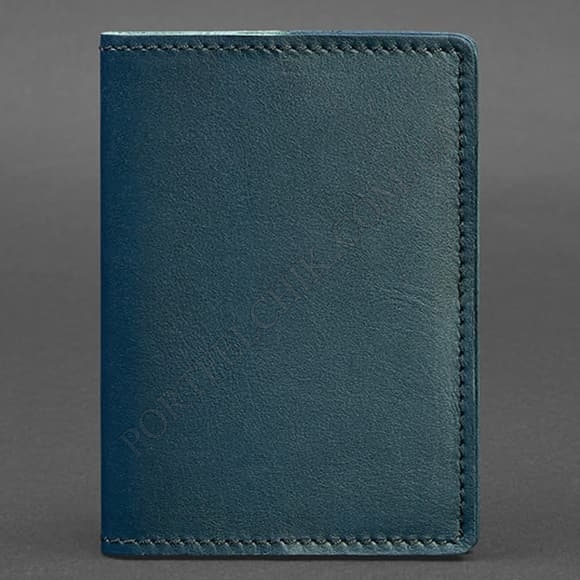 Обкладинка на паспорт BlankNote BN-OP-1-3-malachite зелений (Код. 13782-04) головне фото