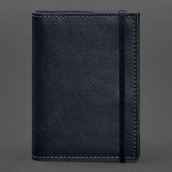 Обложка на паспорт BlankNote BN-OP-1-navy-blue синий (Код. 16145-04) главное фото