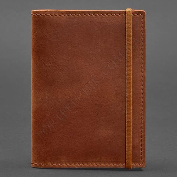Обложка на паспорт BlankNote BN-OP-2-k-kr Crazy Horse коричневый (Код. 16603-04) главное фото
