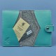Обкладинка на паспорт BlankNote BN-OP-3-felt-tiffany бірюзовий (Код. 11243-04) додаткове фото № 1