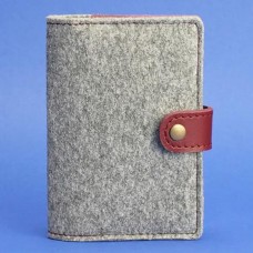 Обкладинка на паспорт BlankNote BN-OP-3-felt-vin бордовий