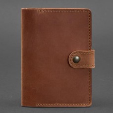 Обкладинка на паспорт BlankNote BN-OP-3-k-kr Crazy Horse коричневий