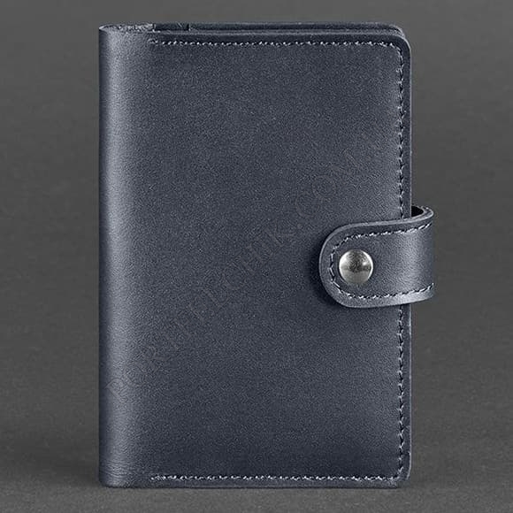 Обложка на паспорт BlankNote BN-OP-3-navy-blue синий (Код. 11247-04) главное фото