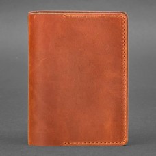 Обкладинка на паспорт BlankNote BN-OP-6-3-k-kr Crazy Horse коричневий
