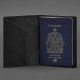 Обложка на паспорт BlankNote BN-OP-CA-g-kr Crazy Horse черный (Код. 16150-04) дополнительное фото № 2
