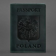 Обложка на паспорт BlankNote BN-OP-PL-iz Crazy Horse зеленый Обложка на паспорт BlankNote BN-OP-PL-iz Crazy Horse зеленый
