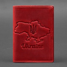 Обложка на паспорт BlankNote BN-OP-UA-M-coral Crazy Horse коралл Обложка на паспорт BlankNote BN-OP-UA-M-coral Crazy Horse коралл