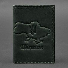 Обложка на паспорт BlankNote BN-OP-UA-M-iz Crazy Horse зеленый Обложка на паспорт BlankNote BN-OP-UA-M-iz Crazy Horse зеленый