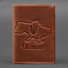 Обложка на паспорт BlankNote BN-OP-UA-M-k-kr Crazy Horse коричневый Обложка на паспорт BlankNote BN-OP-UA-M-k-kr Crazy Horse коричневый