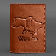Обложка на паспорт BlankNote BN-OP-UA-M-k коричневый Обложка на паспорт BlankNote BN-OP-UA-M-k коричневый