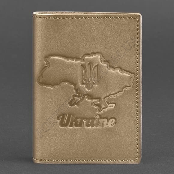 Обложка на паспорт BlankNote BN-OP-UA-M-light-beige бежевый (Код. 18250-04) главное фото