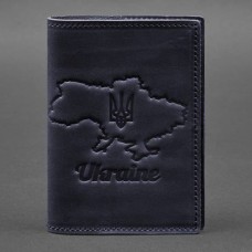 Обложка на паспорт BlankNote BN-OP-UA-M-nn Crazy Horse синий Обложка на паспорт BlankNote BN-OP-UA-M-nn Crazy Horse синий