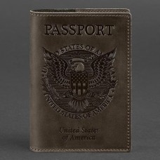 Обложка на паспорт BlankNote BN-OP-USA-o Crazy Horse коричневый Обложка на паспорт BlankNote BN-OP-USA-o Crazy Horse коричневый