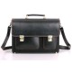Портфель Manufatto СПС-2 Black з коричневою ниткою чорний (Код. 9837-09) додаткове фото № 4