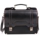 Портфель Manufatto СПС-3 Black з коричневою ниткою чорний (Код. 10423-09) додаткове фото № 8