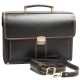Портфель Manufatto РП-1 Black з коричневою ниткою чорний (Код. 15820-09) додаткове фото № 7