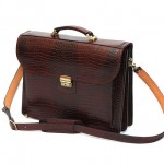 Портфель Manufatto РВМ-1 Croco Brown коричневий Портфель Manufatto РВМ-1 Croco Brown коричневий