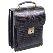 Портфель Manufatto СПБ-2 Croco Black чорний Портфель Manufatto СПБ-2 Croco Black чорний