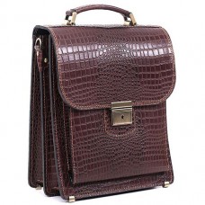 Портфель Manufatto СПБ-2 Croco Brown коричневий Портфель Manufatto СПБ-2 Croco Brown коричневий