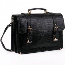 Портфель Manufatto СПС-1 Croco Black чорний Портфель Manufatto СПС-1 Croco Black чорний