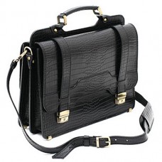 Портфель Manufatto СПС-3 Croco Black чорний Портфель Manufatto СПС-3 Croco Black чорний