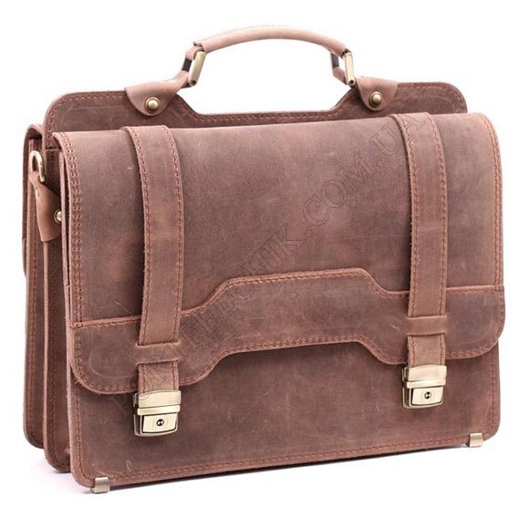 Портфель Manufatto СПС-3 Crazy Horse Brown коричневый (Код. 9601-09) главное фото