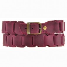 Жіночій ремінь BlankNote BN-BELT-1-vin-kr Crazy Horse бордовий