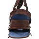 Кожаный рюкзак Ashwood 4555 Brown коричневый (Код. 16799-01) дополнительное фото № 1