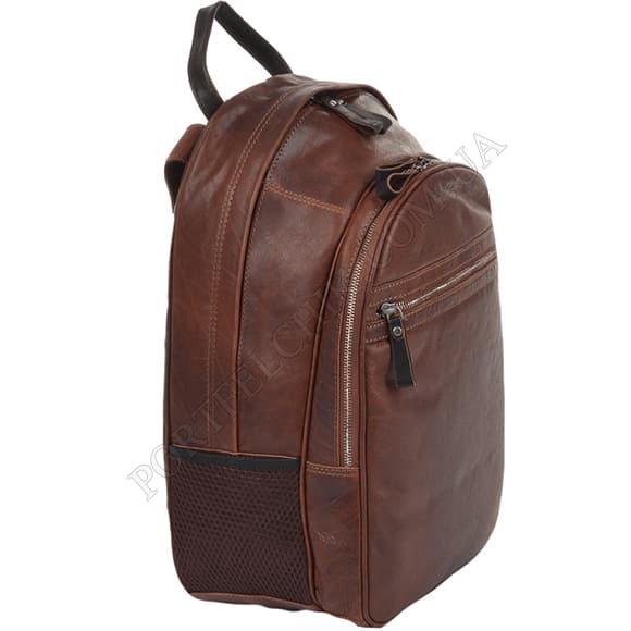 Кожаный рюкзак Ashwood 4555 Brown коричневый (Код. 16799-01) главное фото
