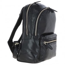 Кожаный рюкзак Ashwood G38 Black черный