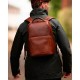 Кожаный рюкзак Ashwood K47 Chestnut коричневый (Код. 17696-01) дополнительное фото № 6