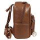 Кожаный рюкзак Ashwood T87 Honey коричневый (Код. 17721-01) дополнительное фото № 3