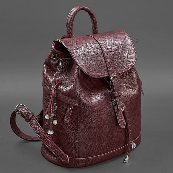 Кожаный рюкзак BlankNote BN-BAG-13-marsala бордовый (Код. 16196-04) главное фото