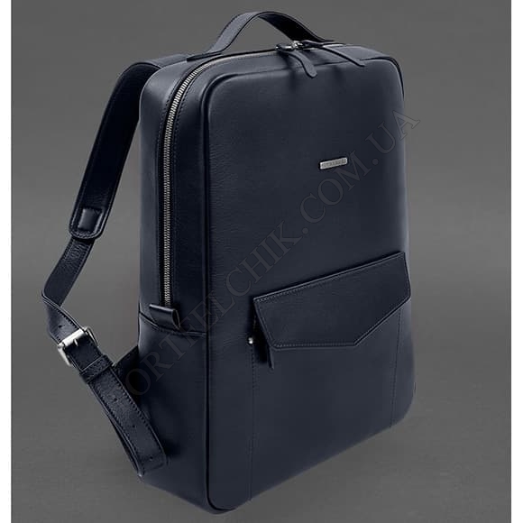 Кожаный рюкзак BlankNote BN-BAG-19-1-navy-blue синий (Код. 17702-04) главное фото