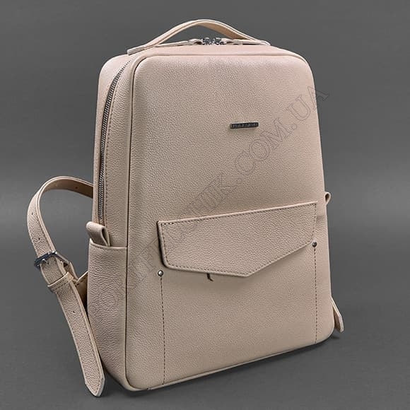 Кожаный рюкзак BlankNote BN-BAG-19-crem-brule бежевый (Код. 16198-04) главное фото
