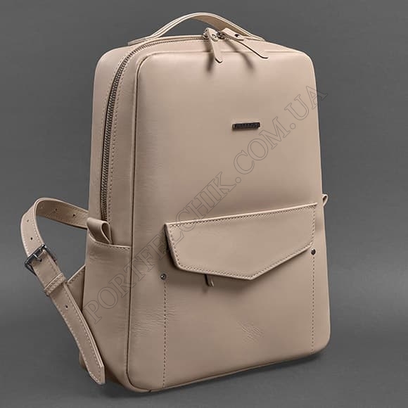 Кожаный рюкзак BlankNote BN-BAG-19-light-beige бежевый (Код. 17048-04) главное фото