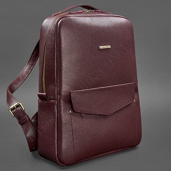 Кожаный рюкзак BlankNote BN-BAG-19-marsala бордовый (Код. 16199-04) главное фото