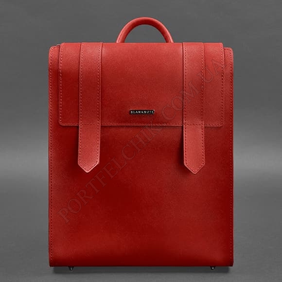 Кожаный рюкзак BlankNote BN-BAG-29-bw-red красный (Код. 14543-04) главное фото