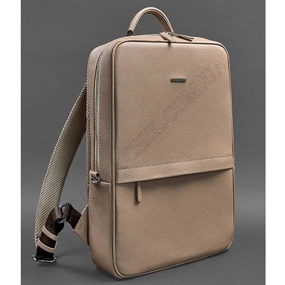 Кожаный рюкзак BlankNote BN-BAG-39-crem-brule бежевый (Код. 17049-04) главное фото