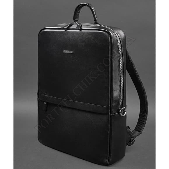 Кожаный рюкзак BlankNote BN-BAG-39-g черный (Код. 14442-04) главное фото