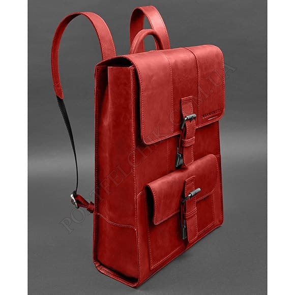 Кожаный рюкзак BlankNote BN-BAG-47-coral Crazy Horse коралл (Код. 17748-04) главное фото