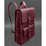Шкіряний рюкзак BlankNote BN-BAG-47-vin-kr Crazy Horse бордовий Шкіряний рюкзак BlankNote BN-BAG-47-vin-kr Crazy Horse бордовий