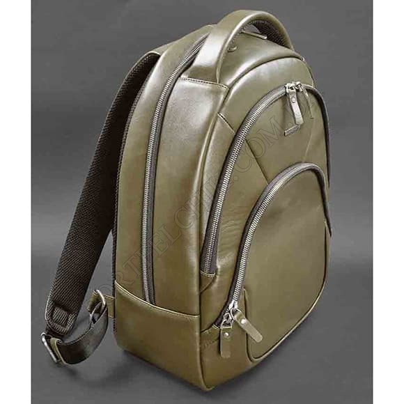 Шкіряний рюкзак BlankNote BN-BAG-48-olive оливковий (Код. 17051-04) головне фото