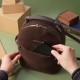 Шкіряний рюкзак BlankNote BN-BAG-22-choko-zam коричневий (Код. 18730-04) додаткове фото № 3